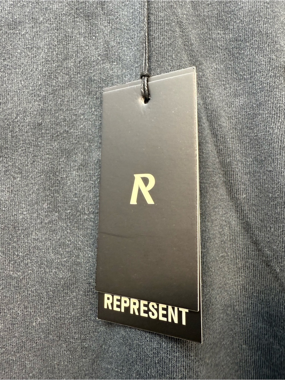 Represent X Belstaff Outline Phoenix acid wash Mens Black Crewneck Logo T-Shirt - Picture 5 of 12